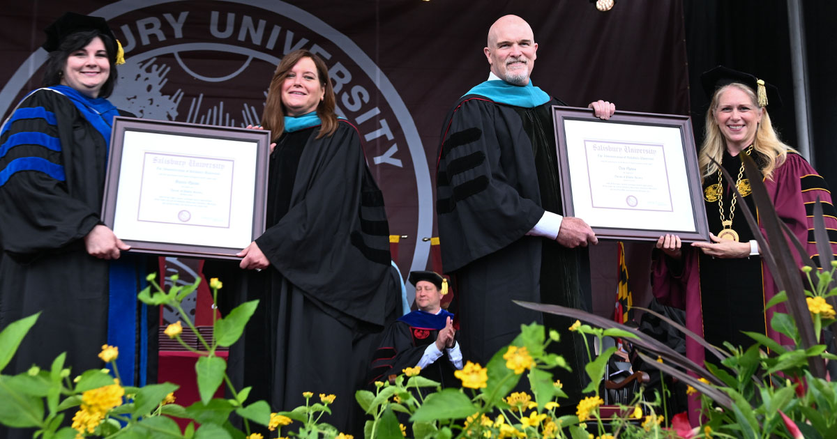 Quinn honorary degree presentation